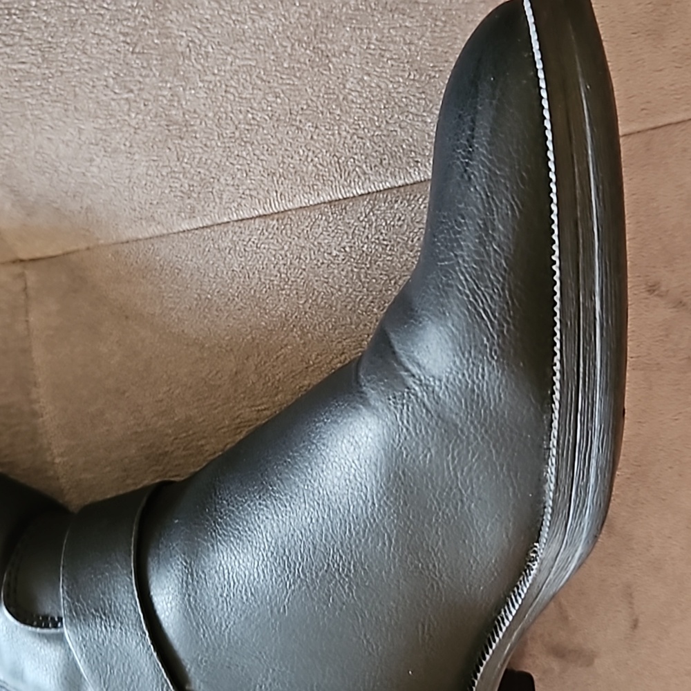 Circus by Sam Edelman Black Knee-High Heeled Boots - Picture 15 of 16